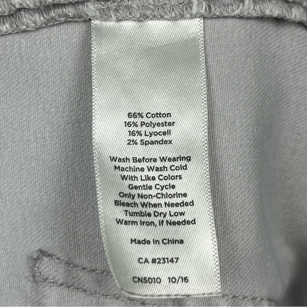 Talbots gray Flawless Five Pocket Slim Ankle denim jeans, size 16. - Picture 7 of 8